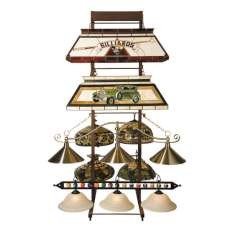 Landmark Lighting - 1007-BD: Display Billiard Island by Landmark