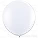 AFTERLOON® Biodegradable Balloons 3 pcs 36 Inch Pear Shaped Giant Extra Large White, Thickened Strong Natural Latex Jumbo XL Big Helium Float, for Baby Shower Gender Reveal Birthday Party Decorations