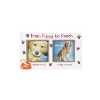 "From Puppy to Pooch" Dog Photo Frame