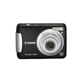 Canon PowerShot A480 10 MP 3.3x Optical Zoom and 2.5-inch LCD (Black)