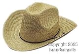 Child's High Straw Cowboy Costume Hat