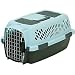 Petmate 21087 Pet Porter Fashion Dog Crate, For Pets Up to 10 Pounds, Blue Air/Coffee Grounds Brown