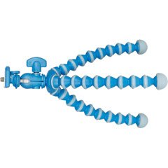 Sunpak Flexpod Plus Gripper Flexible Compact Tripod with Ball Head, Supports 16 oz. - Blue / White