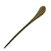 Crystalmood Handmade Lignum-vitae Wood Carved Hair Stick Ancient 7 Inches