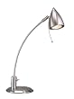Adesso Single Antenna Desk Lamp, Steel