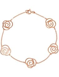 Floral Design Bracelet 14K Rose 650102