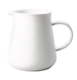 Produkt-Bild: 1,5L Maxi-Krug "Five Senses" aus Porzellan Dekor: Wei&szlig;