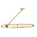 Merit Window Adjuster Satin Brass Blackened Satin Relieved Lacquered 1005 8 OVAL AB