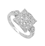Sterling Silver Hot Fashion Rings 323 with CZ - Sizes: 6-9
