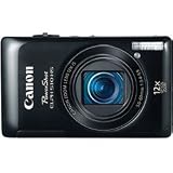 Canon PowerShot ELPH 510 HS 12.1 MP CMOS Digital Camera with Full HD Video and Ultra Wide Angle Lens (Black)