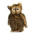 Young Brown Owl With Moving Head Stuffed Animal Plush Toy 9.5" H