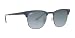 Ray-Ban Metal Unisex Square Sunglasses, Shiny Black Top Matte, 51 mm