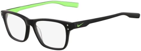 NIKE Eyeglasses 7230 015 Black Flash Lime 52MM