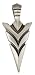 BICO AUSTRALIA JEWELRY (E197) KHOSHUUCH - AIM TO BE EXCEPTIONAL - Comes with a Generic 18 inch (to 20in) Adjustable 4mm Black Rubber Necklace.