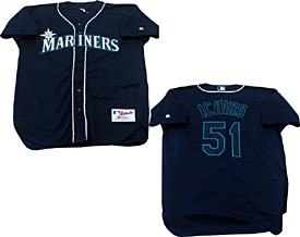Ichiro Suzuki Unsigned Seattle Mariners Authentic Blue Jersey