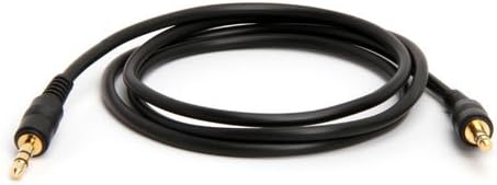 HDinterconnects 1m Gold 3.5mm Jack to Jack lead for PC / Mac / Laptop / ipod / iphone to TV / speakers etc. Premium Quality Stereo audio cable 1 metre lead