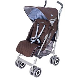 Maclaren Techno XLR Stroller - Color: Coffee Brown/Soft Blue