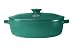 Emile Henry Flame Top 6.3 Quart Oval Stew Pot, Green