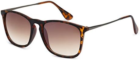 5Zero1 Men Women Fashion Classic Wayfarer Korean Style Hot Sexy Outdoor Sunglasses (Square Matte Tortoise)