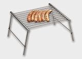 Edelstahlgrill, Klappgrill, Holzkohlegrill, für Unterwegs / werkstatt-design... schönes aus werkstätten für behinderte menschen   fair sozial öko... logisch!