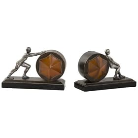 Resilience Bookends Set Of 2, SET OF 2, OLIVE BRONZE by Home Decorators Collection