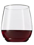 TOSSWARE 14oz Shatterproof Wine & Cocktail Glass, SET OF 12 BPA-Free Upscale Recyclable/Disposable Plastic Vino