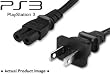 Sony PlayStation 3 'Slim Edition' (PS3 Slim) AC Power Adapter Cord [Bulk Packed]