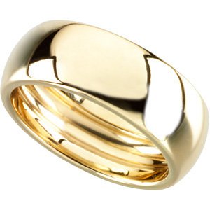 Genuine IceCarats Designer Jewelry Gift 14K Yellow Gold Wedding Band Ring Ring. Size 09.00/ 06.00Mm Scooped Inside Round Band Scooped Inside Round Band In 14K Yellowgold Size 9