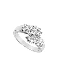 Diamond Ring 14K White Gold - 0.75 CT Diamonds