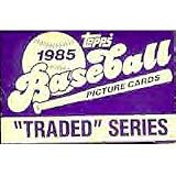 31ohRA 7mfL. SL160  1985 Topps Traded Baseball Series Complete Mint 132 Card in the Original Factory Set Box. Featuring the Rookie Card of Ozzie Guillen Plus Rickey Henderson, Billy Martin, Dusty Baker, Fred Lynn and Others.
