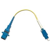 1FT LC Female SC Female Simplex Singlemode 9/125 Fiber Optic Adapter Cable