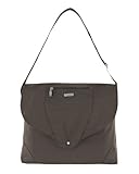 Baggallini Neighborhood Messenger, Espresso, One Size
