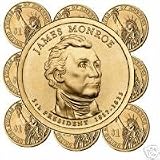 2008-P - JAMES MONROE - CHOICE UNCIRCULATED - GOLDEN PRESIDENTIAL DOLLAR