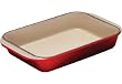 Le Creuset Enameled Cast-Iron 8-by-11-3/4-Inch Rectangular Baking Dish, Red