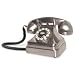 Crosley Kettle Telephone Desk Phone Brushed Chrome
