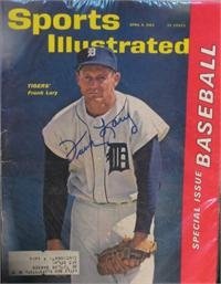 Frank Lary autographed Sports Illustrated Magazine (Detroit Tigers)