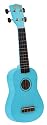 Mahalo U-30LB Painted Economy Soprano Ukulele in Light Blue with Matching Bag