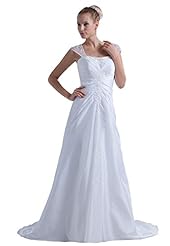 Strapless Taffeta Sheath Beaded  Dress with a Brush/Sweep Train 