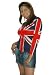 British Flag - Union Jack 3/4 sleeve juniors shirt - size 36 large