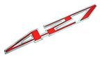 Red 427 CI Cubic Inch Real Highly Polished Aluminum Engine Hood Emblem Badge for Chevy Chevrolet Corvette Z06 C6 Chevelle Nova Camaro SS Yenko Stroker El Camino Impala Ford T-Bird Thunderbird Galaxie Fairlane Mustang Shelby Cobra