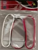 NFL WRISTBAND BRACELETS - ARIZONA CARDINALS ( 3 Pack )