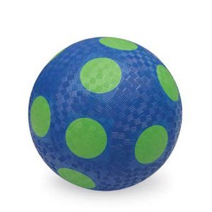 Crocodile Creek Blue with Green Dots Ball 5 by Crocodile Creek