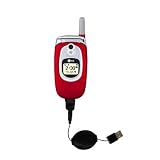 Retractable USB Cable for the LG UX5000 with Power Hot Sync and Charge capabilities - Gomadic Brand w/ TipExchange Technology