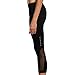 FWN Women's Yoga Capri Leggings Inner Pocket with Workout Mesh Pantset(New Size fit Well)