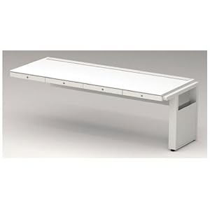 【クリックでお店のこの商品のページへ】PLUS/プラス 片面デスク 増連セット ST-K187SH-J WS/W4 カラー(天板/本体)WS/W4ホワイト/ホワイト