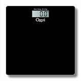 Ozeri Ultra Slim Digital Bathroom Scale in Elegant Black, with Widescreen LCD Display and InstaOn Technology -- Ships Free with Super Saver Shipping