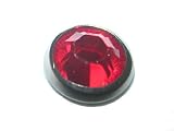 Dermal Replacement Head 5mm Red Gemstone 14 Gauge Dermal Piercing