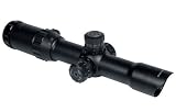 Leapers 1-4X24 30mm Long Eye Relief Riflescope w/ Glass Circle Dot RGB Reticle SCP3-1424CDQ