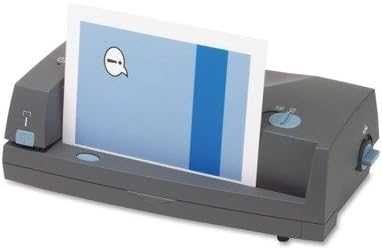 New-GBC 7704280 - 24-Sheet 3230ST Electric Two- and Three-Hole Adjustable Punch/Stapler, Gray - GBC7704280
