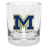 Michigan Wolverines NCAA Rocks Glass